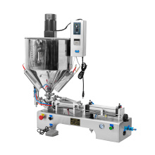 Bespacker G1WGD USA pneumatic semi auto liquid paste oil sauce honey shampoo filling machine with heater and mixer